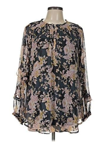 LC Lauren Conrad 3/4 Sleeve T-Shirt (view 1)