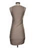 Unbranded Solid Tan Casual Dress Size XS (estimated) - photo 2