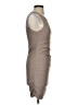 Unbranded Solid Tan Casual Dress Size XS (estimated) - photo 4