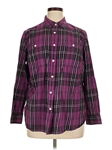 Lauren Jeans Co. Long Sleeve Button-Down Shirt (view 1)