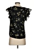 1.State 100% Polyester Black Short Sleeve Blouse Size XS - photo 2