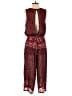 Free People Paisley Red Jumpsuit Size S - photo 2