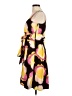 Viola 100% Cotton Print Yellow Cocktail Dress Size 6 - photo 5