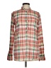 J.Crew 100% Cotton Plaid Pink Long Sleeve Blouse Size 8 (tall) - photo 1