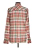 J.Crew 100% Cotton Plaid Pink Long Sleeve Blouse Size 8 (tall) - photo 2
