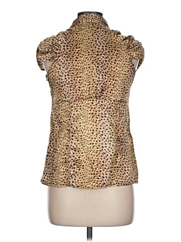 Whats Hot Sleeveless Button-Down Shirt (view 2)