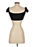 Almost Famous Black Short Sleeve Top Size S - photo 2