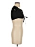 Almost Famous Black Short Sleeve Top Size S - photo 4