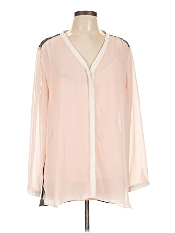 DKNYC Long Sleeve Blouse (view 1)