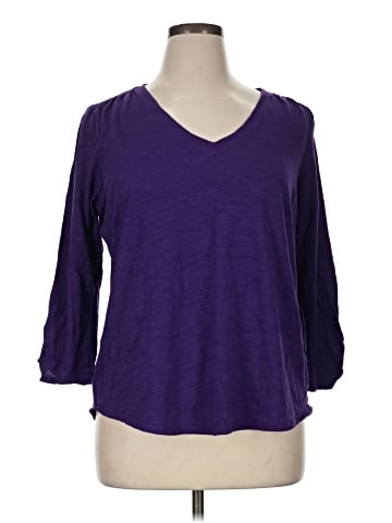Chico's 3/4 Sleeve T-Shirt (view 1)