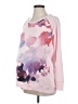 Jessica Simpson 100% Cotton Print Pink Sweatshirt Size Sm Maternity - photo 1