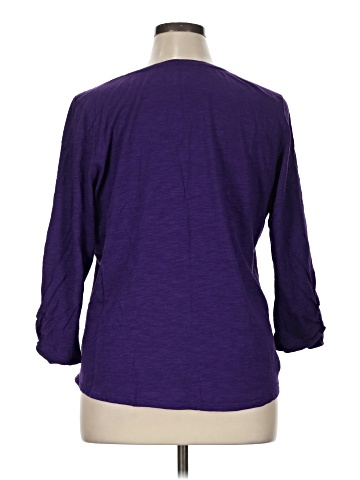 Chico's 3/4 Sleeve T-Shirt (view 2)