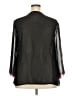 Unbranded 100% Polyester Black 3/4 Sleeve Blouse Size XXL (estimated) - photo 2