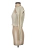 Stradivarius Ivory Long Sleeve Top Size S - photo 5