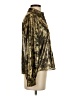 Zara Metallic Gold Long Sleeve Blouse Size S - photo 4