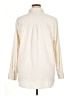 Gap 100% Polyester Solid Ivory Long Sleeve Blouse Size XL - photo 2