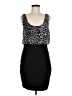 Express Animal Print Black Cocktail Dress Size M - photo 1