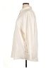Gap 100% Polyester Solid Ivory Long Sleeve Blouse Size XL - photo 5