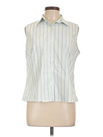 L.L.Bean Sleeveless Button-Down Shirt (view 1)