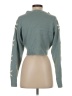Altar'd State 100% Acrylic Stars Teal Pullover Sweater Size XS - photo 2