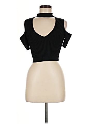 BCBGMAXAZRIA Short Sleeve Top (view 1)