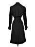 Theory 100% Polyester Black Gray Trenchcoat Size P (petite) - photo 2