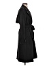 Theory 100% Polyester Black Gray Trenchcoat Size P (petite) - photo 4