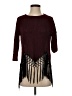 rue21 Burgundy 3/4 Sleeve Top Size S - photo 1
