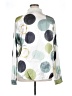 Unbranded 100% Polyester Print Green Long Sleeve Blouse Size XL - photo 2
