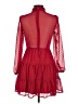 Altar'd State 100% Polyester Hearts Red Cocktail Dress Size M - photo 2