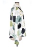 Unbranded 100% Polyester Print Green Long Sleeve Blouse Size XL - photo 4