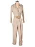 Zara Solid Tan Jumpsuit Size S - photo 1