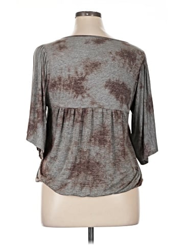 Live and Let Live 3/4 Sleeve Blouse (view 2)