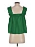 Copper Key 100% Polyester Green Sleeveless Blouse Size S - photo 2