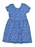 Lands' End Hearts Blue Dress Size 6 - 7 - photo 1