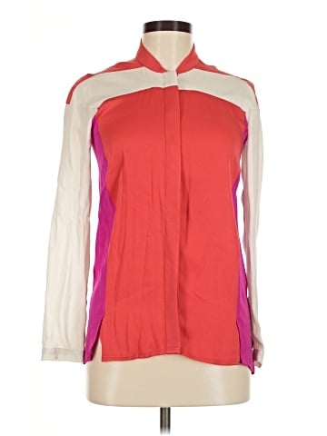Ohne Titel Long Sleeve Silk Top (view 1)