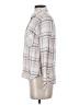 Dina Be Plaid Ivory Long Sleeve Blouse Size S - photo 5