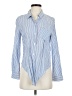 Vince Camuto Stripes Blue Long Sleeve Button-Down Shirt Size S - photo 1