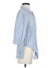 Vince Camuto Stripes Blue Long Sleeve Button-Down Shirt Size S - photo 4