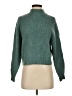 Aqua Solid Green Turtleneck Sweater Size S - photo 1