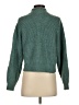 Aqua Solid Green Turtleneck Sweater Size S - photo 2