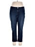 Elle Solid Blue Jeans Size 14 - photo 1