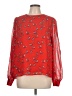 Louche 100% Polyester Red Long Sleeve Blouse Size 10 - photo 1