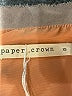 Paper Crown 100% Polyester Orange Sleeveless Blouse Size XS - photo 7