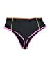 Zara Color Block Black Swimsuit Bottoms Size 24 - photo 1