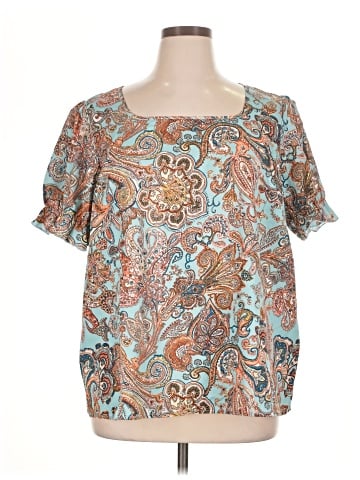 Shein Curve Short Sleeve T-Shirt (view 1)