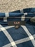 E&M Collection 100% Rayon Plaid Blue Long Sleeve Blouse Size S - photo 7