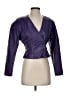 Chia 100% Leather Purple Leather Jacket Size S - photo 1
