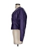 Chia 100% Leather Purple Leather Jacket Size S - photo 5