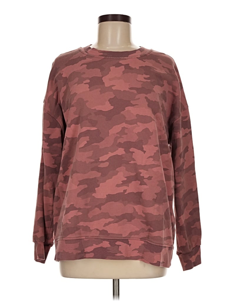Pre-owned Lululemon Athletica Sweatshirt In Brown